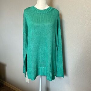 RD Style Green Tunic Sweater Size 2X NWT